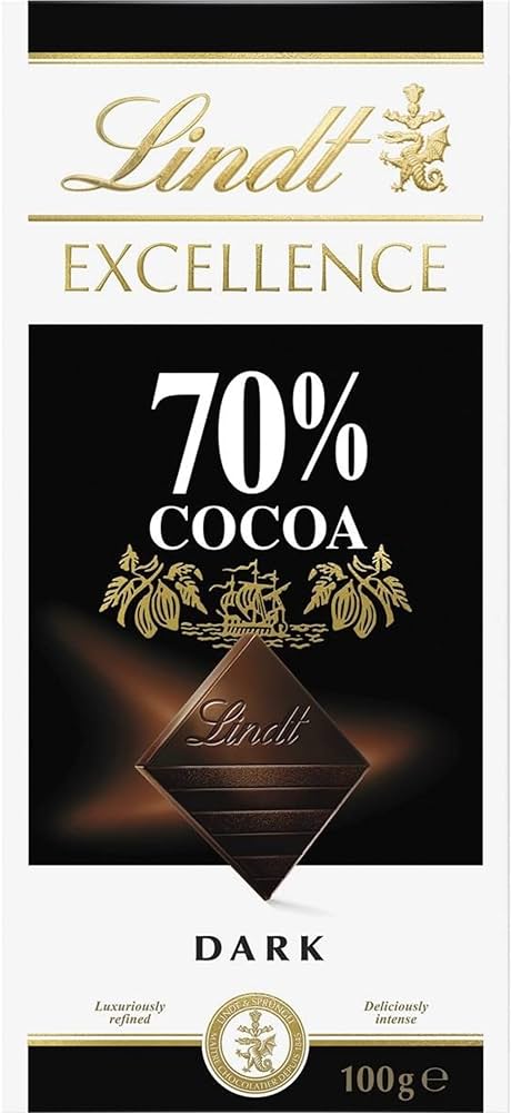 Lindt Excellence Ελβετική Σοκολάτα Με 70% Κακάο 100g