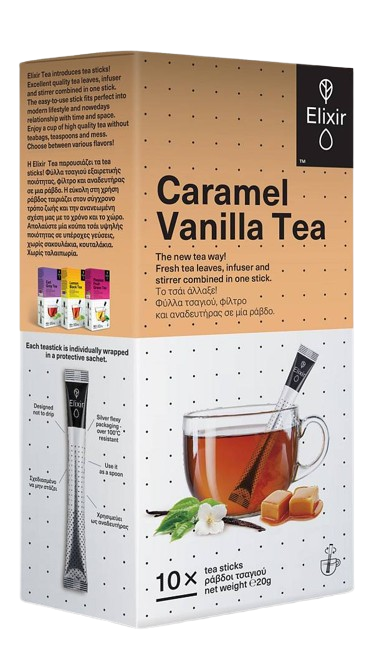 Caramel Vanilla Tea 10 ράβδοι τσαγιού