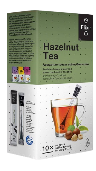 Hazelnut Tea 10 ράβδοι τσαγιού
